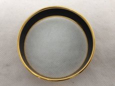 Photo4: Authentic HERMES Cloisonne Bangle Bracelet Yellow Goldtone Vintage 6B100480# (4)