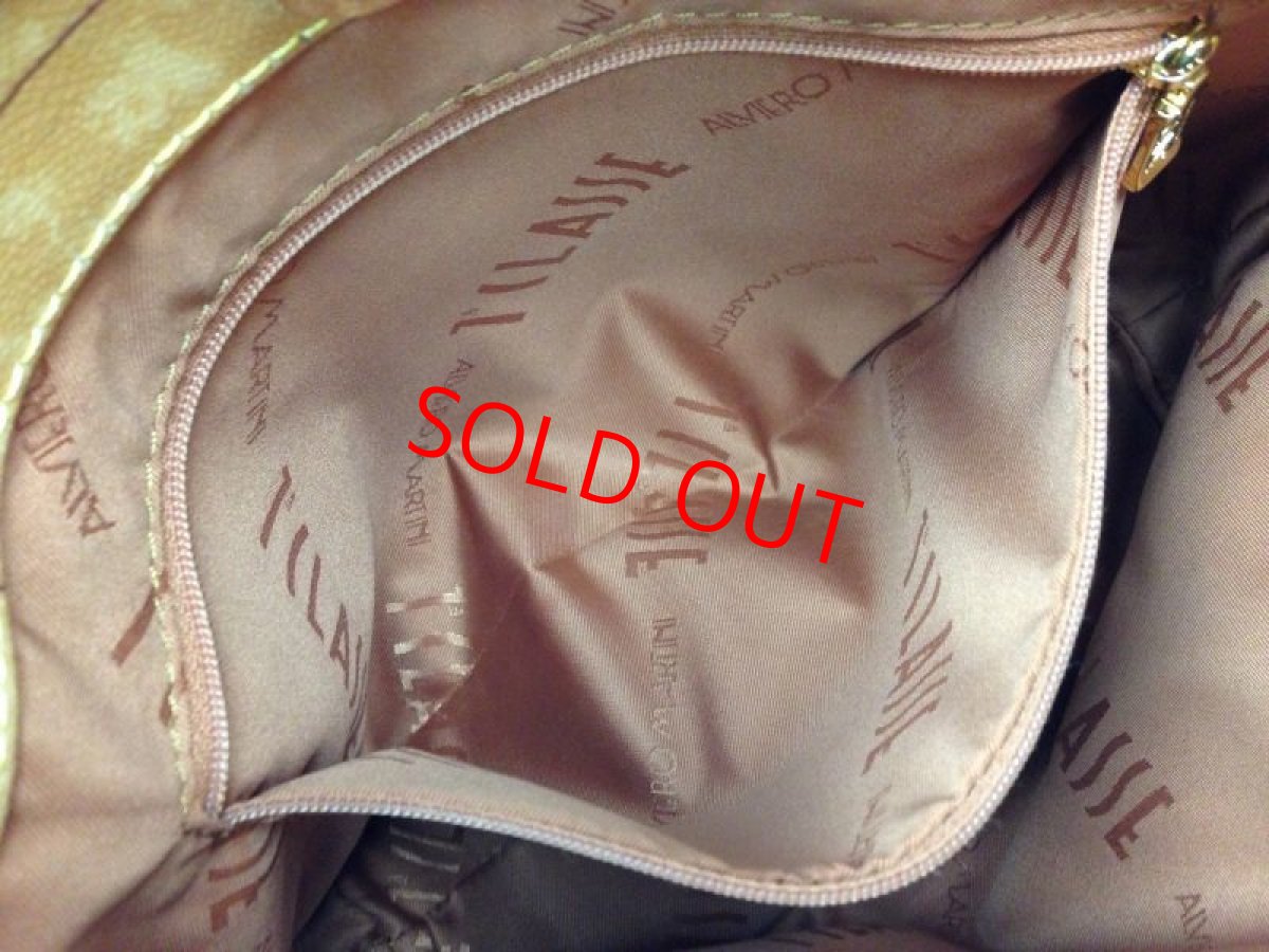 Photo9: ALVIERO MARTINI PRIMA CLASSE PVC Leather Tote bag Map 5l150230 (9)