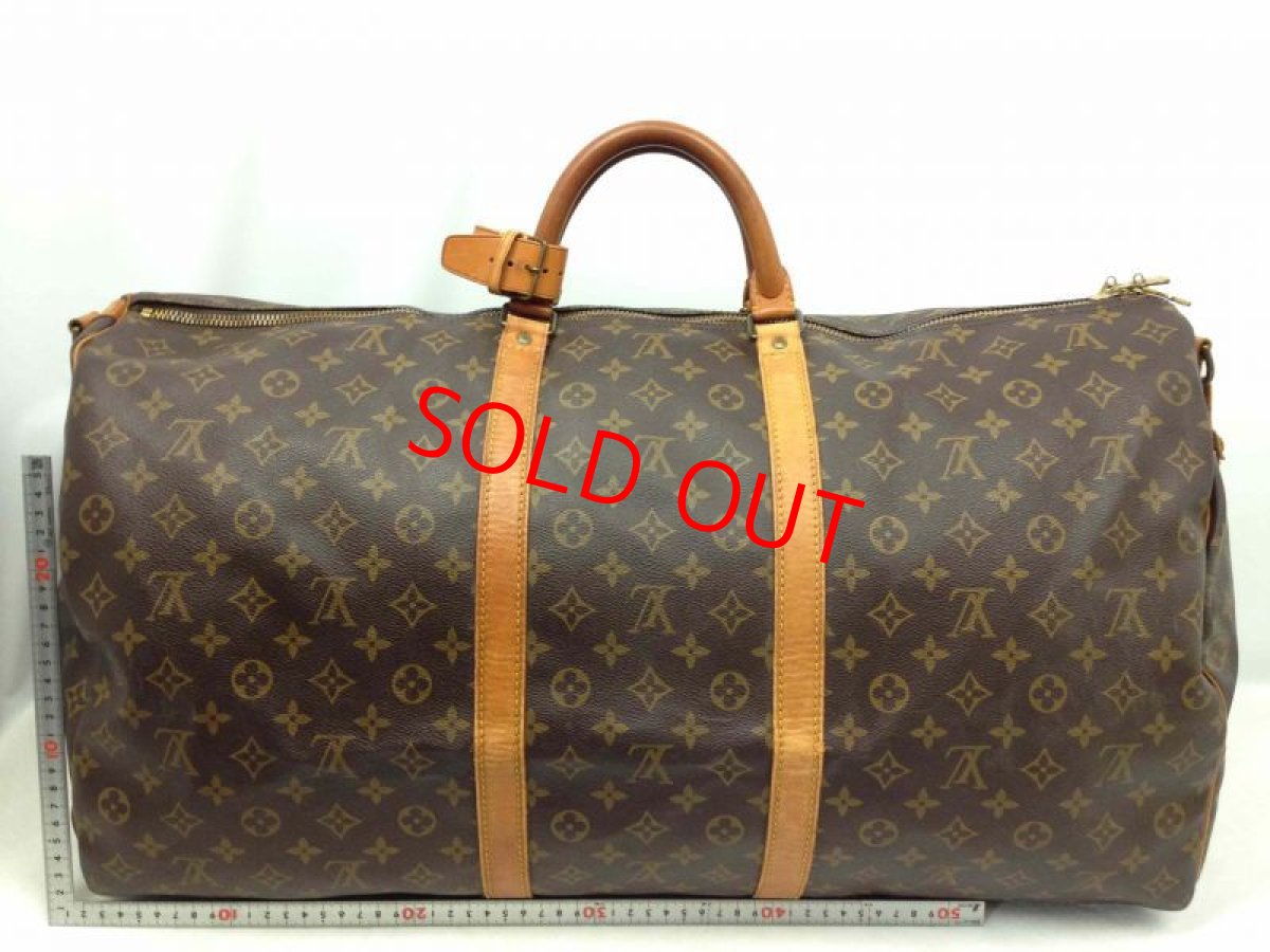 Photo2: AUTH LOUIS VUITTON Monogram Bandouliere 60 Travel Boston Bag Vintage 6C230740N (2)