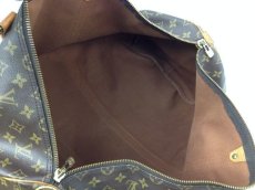 Photo9: Auth Louis Vuitton Monogram Keepall Bandouliere 55 Boston Bag Travel 5L090090 (9)