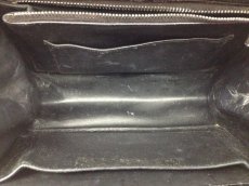 Photo9: Unbranded Embossed Patent Leather Hand Bag Black 5L220700# (9)