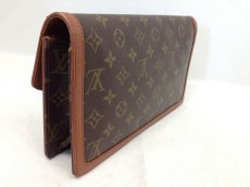 Photo3: Authentic Louis Vuitton Monogram Pochette Dame GM Clutch Hand Bag  6A260140p (3)