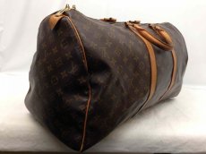 Photo3: Authentic Louis Vuitton Monogram Keepall Boston Travel Bag Vintage 6C150310# (3)