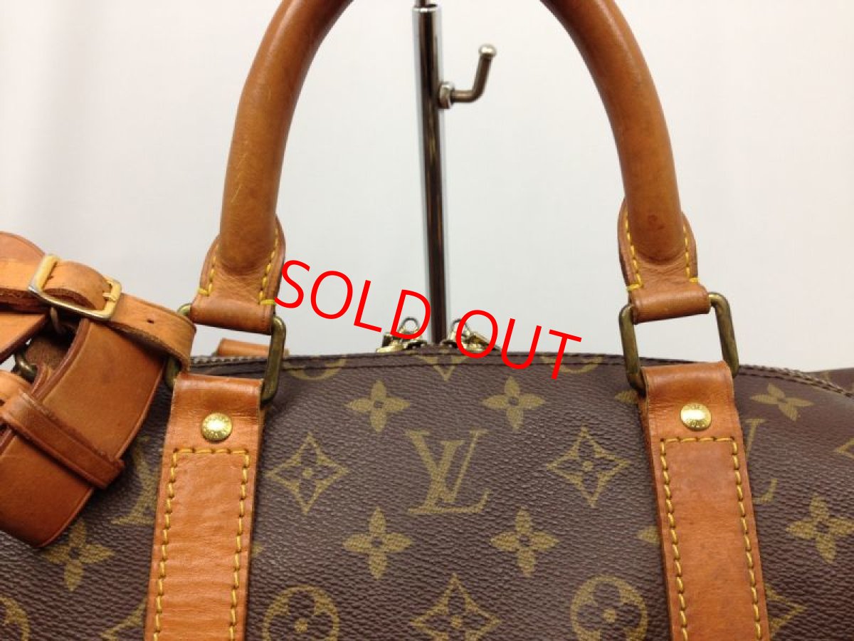 Photo7: Auth Louis Vuitton Monogram Keepall Bandouliere 55 Boston Bag Travel 5L090090 (7)