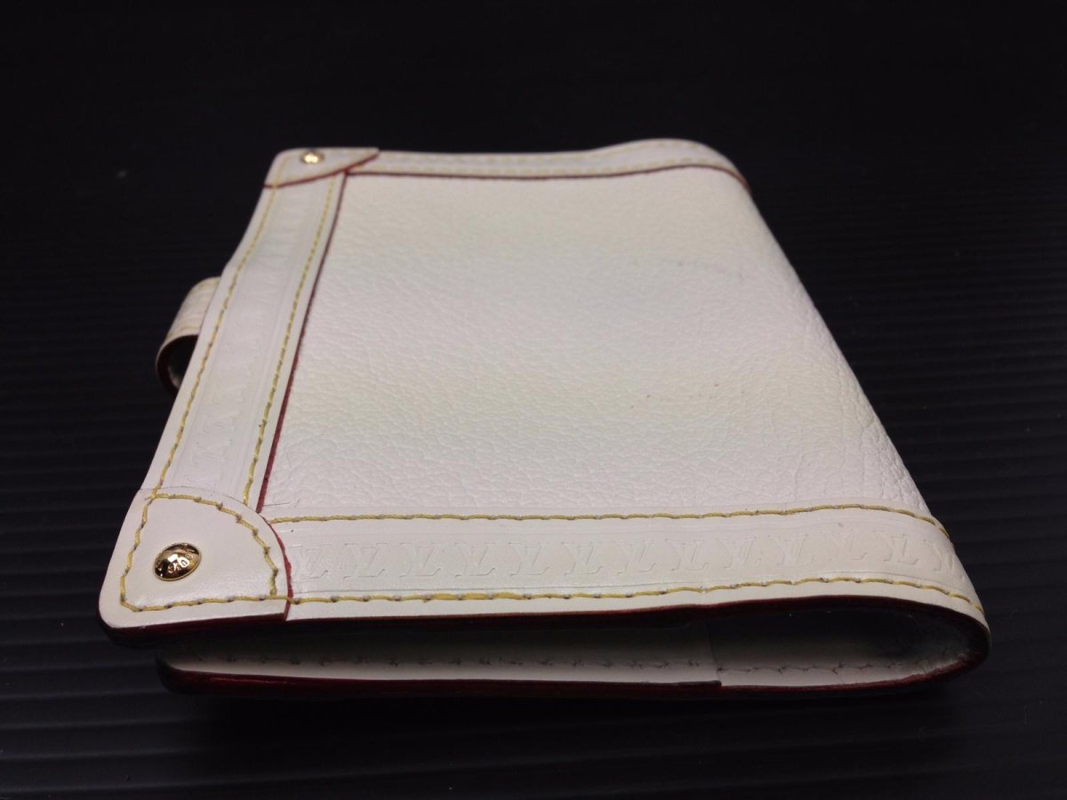 Photo4: Louis Vuitton Suhali Agenda PM White Day Planner Cover  5L230070p (4)