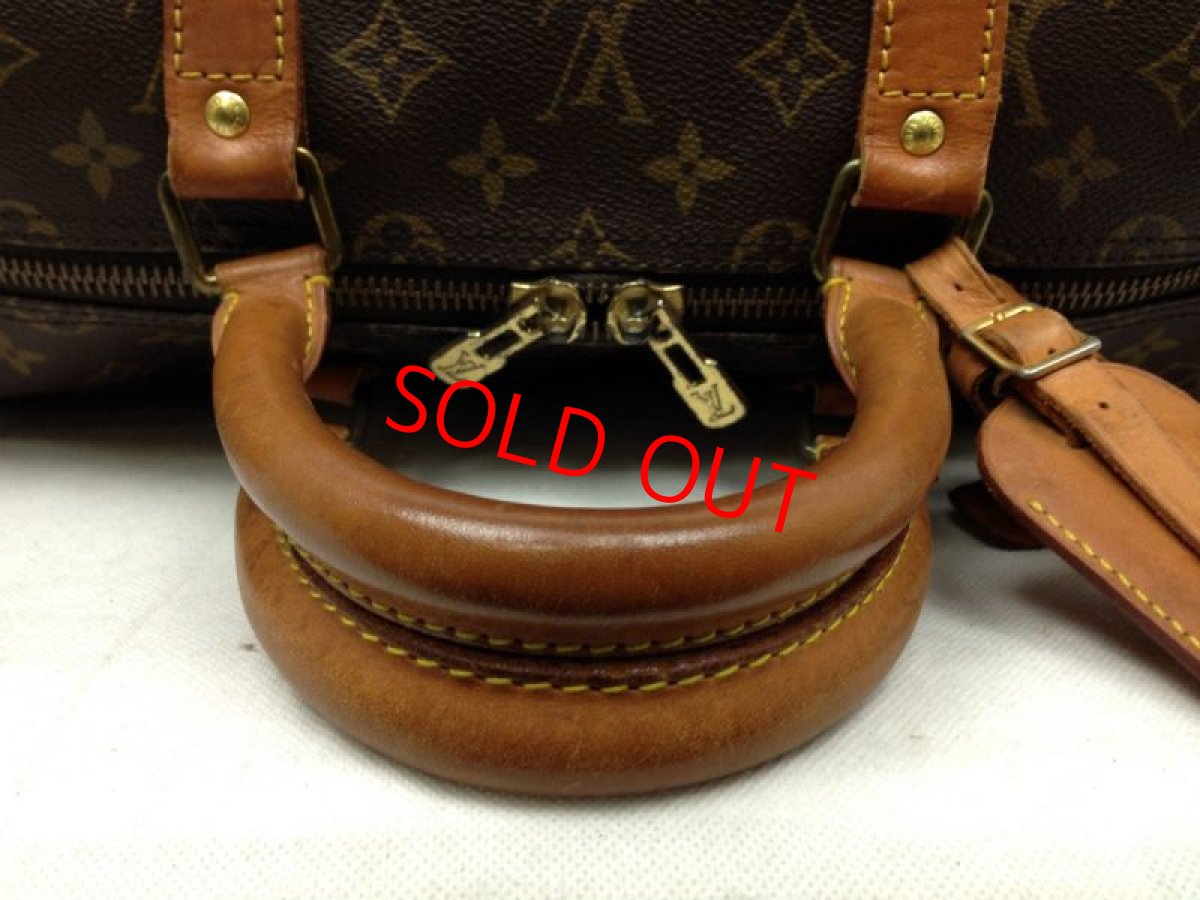 Photo4: Auth Louis Vuitton Monogram Keepall Bandouliere 55 Boston Bag Travel 5L090090 (4)