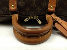 Photo4: Auth Louis Vuitton Monogram Keepall Bandouliere 55 Boston Bag Travel 5L090090 (4)