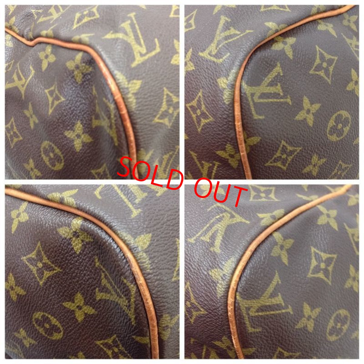 Photo7: Authentic Louis Vuitton Monogram Sac Souple 45 Hand Boston Bag 6B160100 (7)