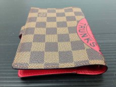 Photo4: Auth Louis Vuitton Damier Agenda Day Planner Cover Trunks&Bags Edition 6C090400# (4)