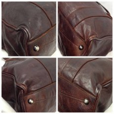 Photo5: Auth miu miu Leather Shoulder Bag Tote Handbag  6A190980 (5)