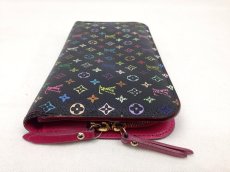 Photo4: Auth Louis Vuitton Multi color Black Portefeuille Insolite Long Wallet 6C220090# (4)