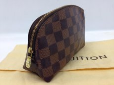 Photo3: Auth Louis Vuitton Damier Pochette Trousse Demi Ronde Cosmetic Pouch 6C220070# (3)