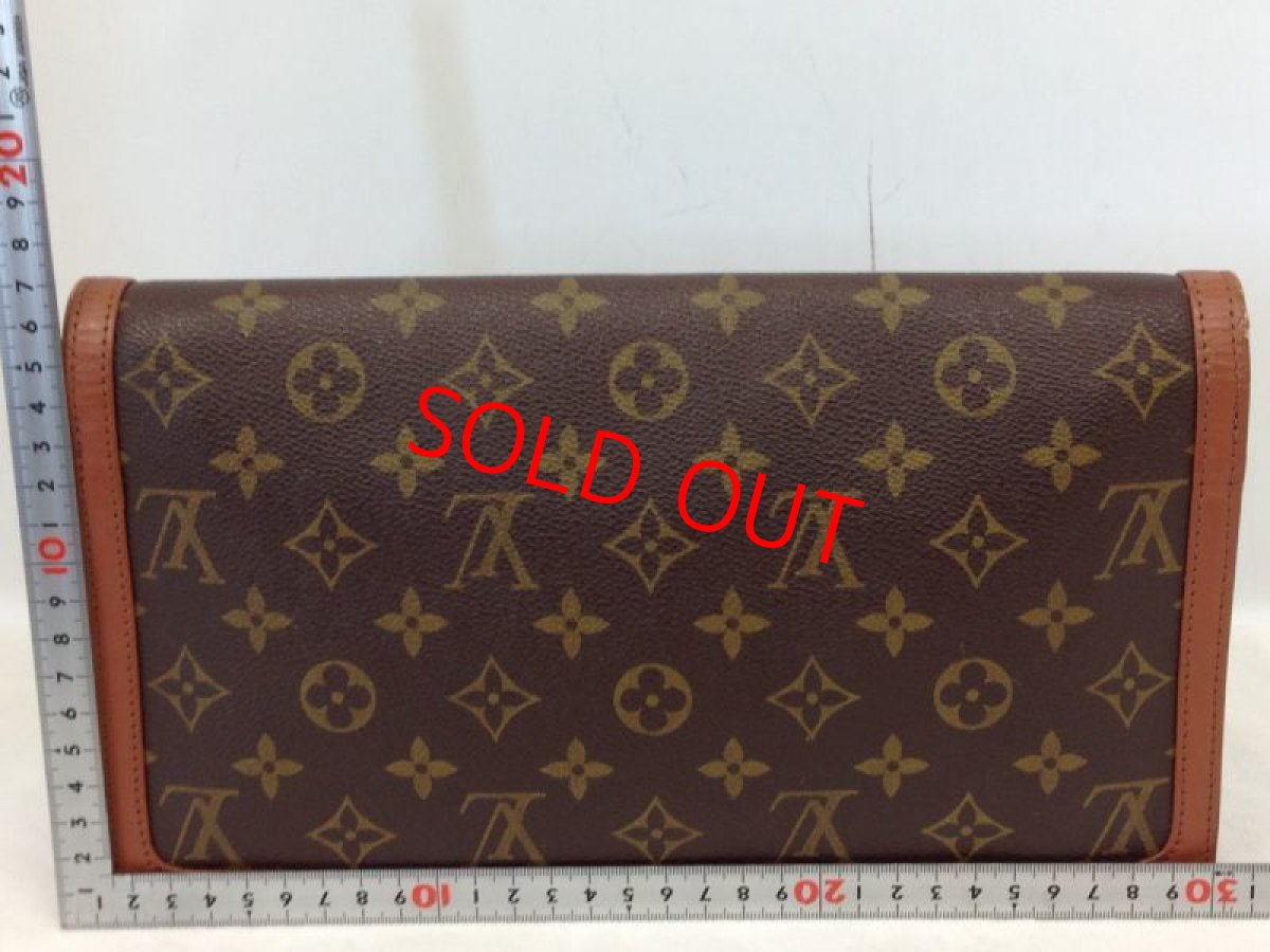 Photo2: Authentic Louis Vuitton Monogram Pochette Dame GM Clutch Hand Bag  6A260140p (2)