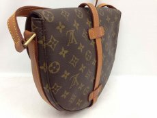 Photo3: Authentic Louis Vuitton Monogram Chantilly Shoulder Bag PVC Brown 6C090090# (3)