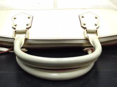 Photo6: Authentic LOUIS VUITTON HAND BAG BEIGE LEATHER 5L150670 (6)