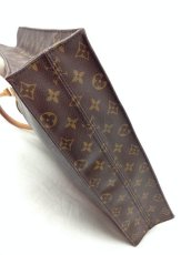 Photo5: Authentic Louis Vuitton Monogram Sac Plat Hand Tote Bag Vintage 5L220670# (5)