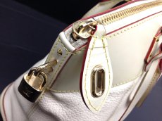 Photo8: Authentic LOUIS VUITTON HAND BAG BEIGE LEATHER 5L150670 (8)