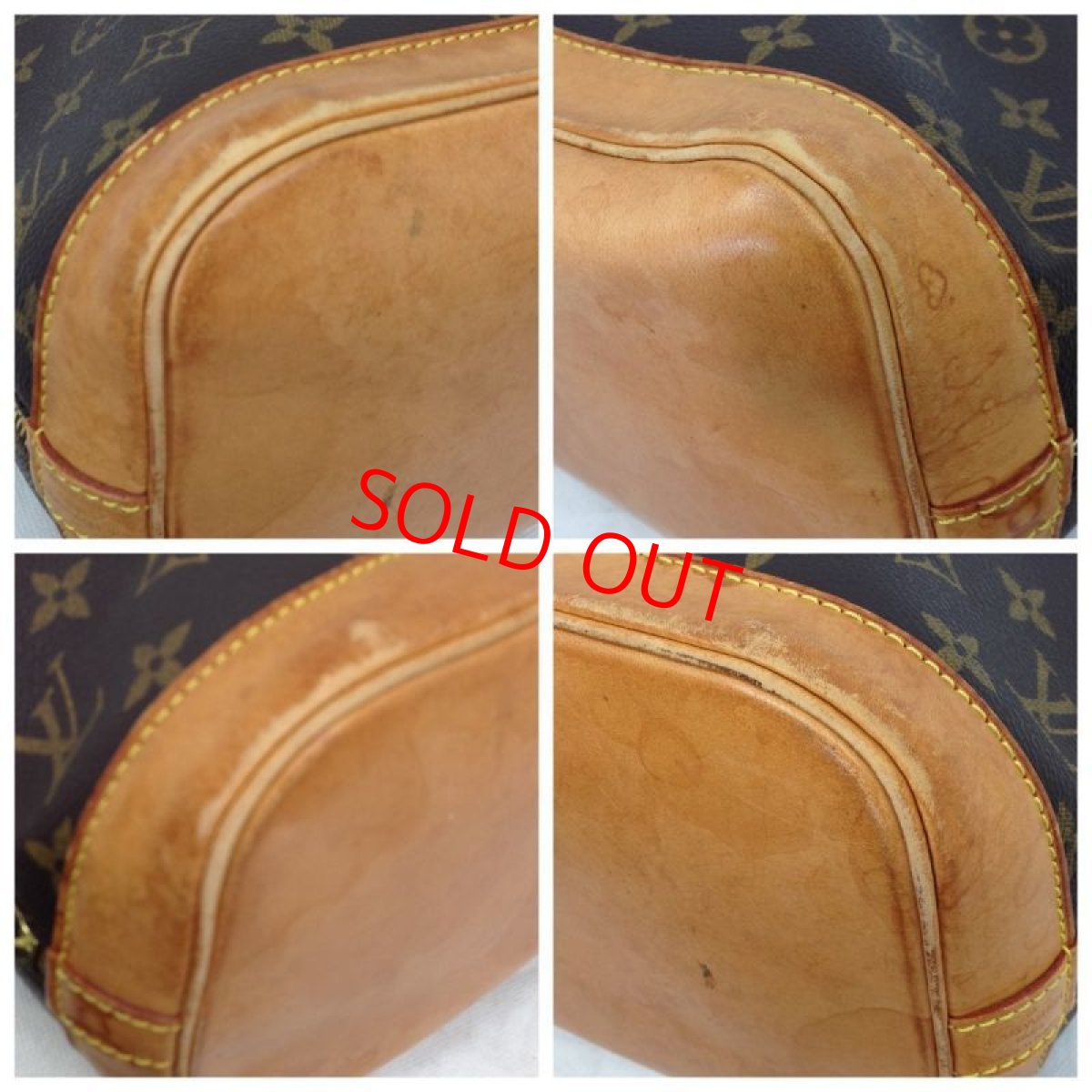 Photo6: Authentic Louis Vuitton Monogram Alma Hand Bag    6B020070p (6)