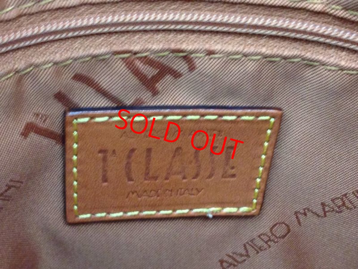 Photo7: ALVIERO MARTINI PRIMA CLASSE PVC Leather Tote bag Map 5l150230 (7)