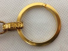 Photo11: Chanel Keychain Brushed Gold With Large "CC"  6C220590p (11)