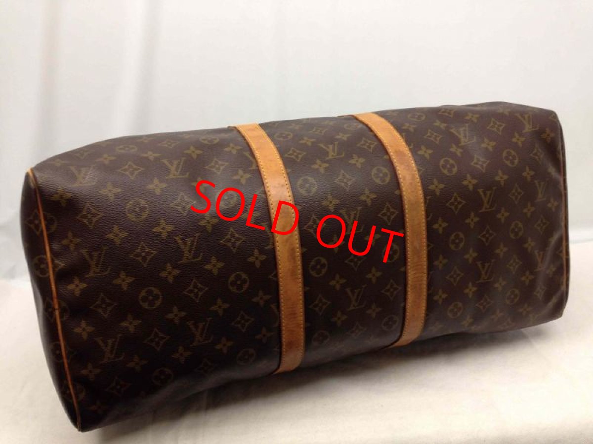 Photo4: Authentic Louis Vuitton Monogram Keepall Boston Travel Bag Vintage 6C150310# (4)