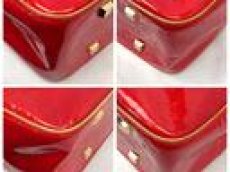 Photo6: Auth Louis Vuitton Vernis Sutton shoulder bag tote bag Rouge red 6c300580w (6)