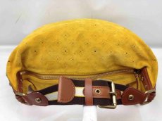 Photo12: Auth LOUIS VUITTON Monogram Suede Onatah Shoulder Bag Bright Yellow 6D120550# (12)