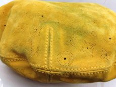 Photo11: Auth LOUIS VUITTON Monogram Suede Onatah Shoulder Bag Bright Yellow 6D120550# (11)