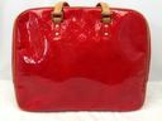 Photo2: Auth Louis Vuitton Vernis Sutton shoulder bag tote bag Rouge red 6c300580w (2)