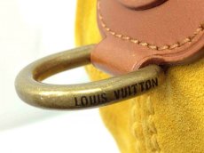 Photo6: Auth LOUIS VUITTON Monogram Suede Onatah Shoulder Bag Bright Yellow 6D120550# (6)