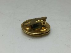 Photo4: Auth CHANEL Gold Tone CC logo Earrings 9F180100h (4)