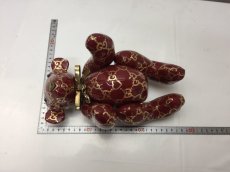 Photo4: Auth Gucci GG Pattern  ｖinyl　Canvas Teddy Bear 9E290010F (4)