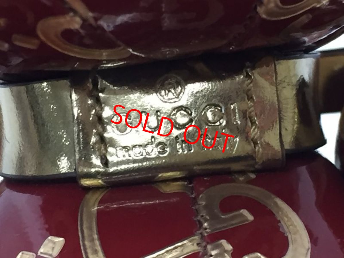 Photo10: Auth Gucci GG Pattern  vinyl Canvas Teddy Bear 9E290010F (10)