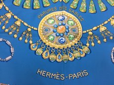 Photo3: Auth Hermes Scarf "Parures Des Sables" 100% Silk  9H070070n (3)