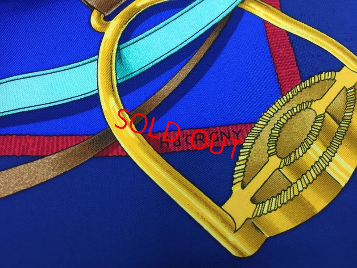Photo7: Auth Hermes  100% Silk Scarf  "Grand Manage Hd' ORIGNY"  9H120240n (7)