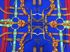 Photo4: Auth Hermes  100% Silk Scarf  "Grand Manage Hd' ORIGNY"  9H120240n (4)