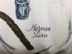 Photo7: Auth Hermes  100% Silk Scarf  "À propos de botter"  9H120270g (7)