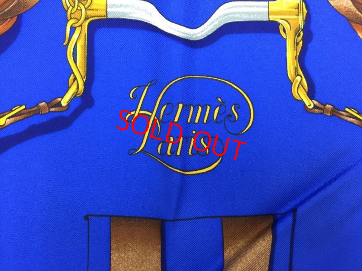 Photo5: Auth Hermes  100% Silk Scarf  "Grand Manage Hd' ORIGNY"  9H120240n (5)