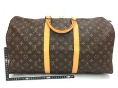 Photo2: Auth Louis Vuitton  Monogram Keepall 50 Travel  Hand Bag 9i170010g (2)