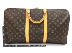 Photo2: Auth LOUIS VUITTON Monogram Keepall Bandouliere 50 Travel Bag 9i170020g (2)