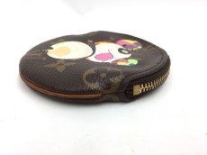 Photo3: Auth Louis Vuitton Monogram PANDA TAKASHI MURAKAMI Coin Case  9i100050n (3)