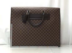 Photo2: Auth LOUIS VUITTON Damier Norita GM Travel Hand Bag 9E220060m (2)