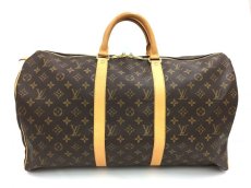 Photo1: Auth Louis Vuitton  Monogram Keepall 50 Travel  Hand Bag 9i170010g (1)