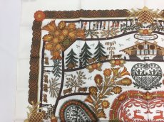 Photo2: Authentic Hermes Brown Printed 100% Silk Scarf UNUSED 9L050010n (2)