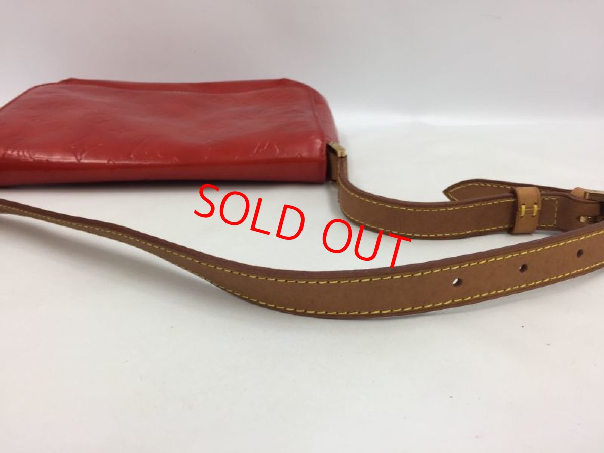 Photo6: Auth LOUIS VUITTON Vernis Red Thompson Street Shoulder bag  9L270130n (6)