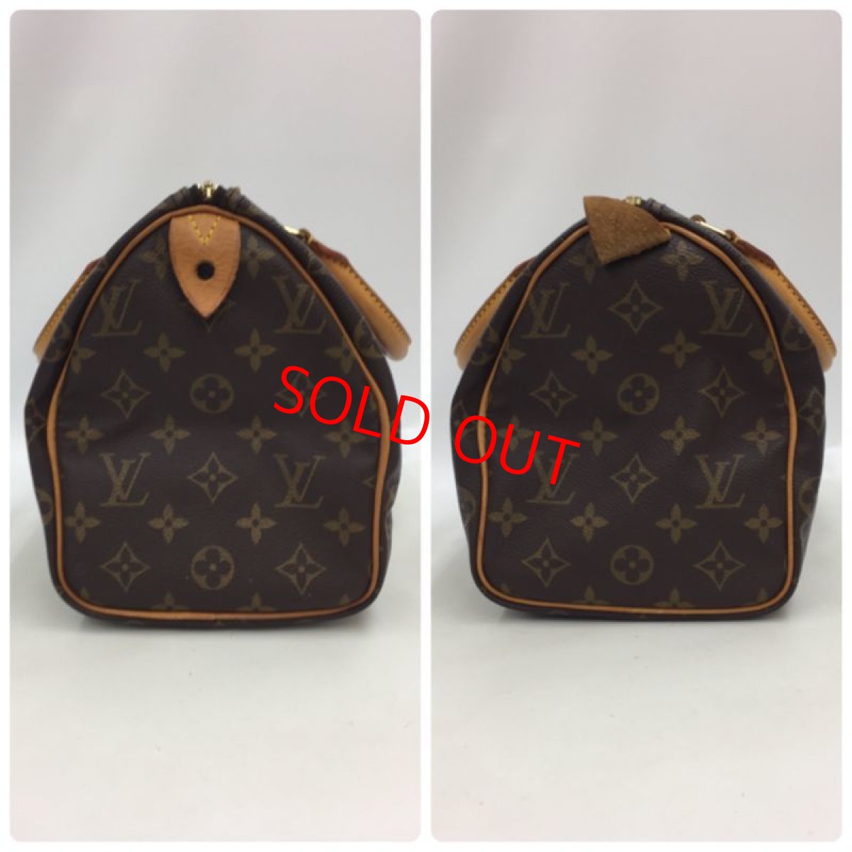 Photo3: Auth Louis Vuitton Monogram Speedy 25 Hand bag Vintage 0A090130n (3)