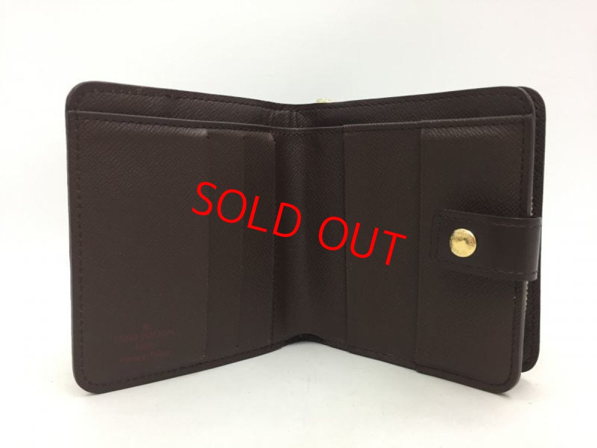 Photo8: Auth Louis Vuitton Damier Ebene compact Zip Bifold Wallet UNUSED 0A280180n (8)