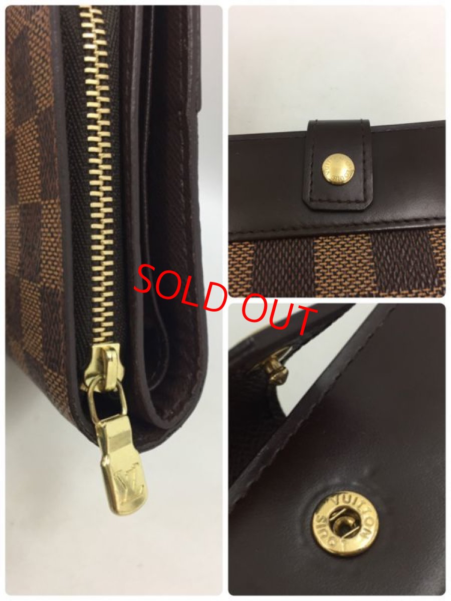 Photo6: Auth Louis Vuitton Damier Ebene compact Zip Bifold Wallet UNUSED 0A280180n (6)