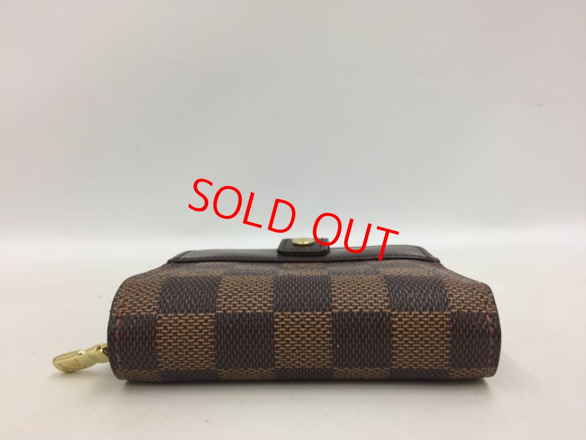Photo4: Auth Louis Vuitton Damier Ebene compact Zip Bifold Wallet UNUSED 0A280180n (4)