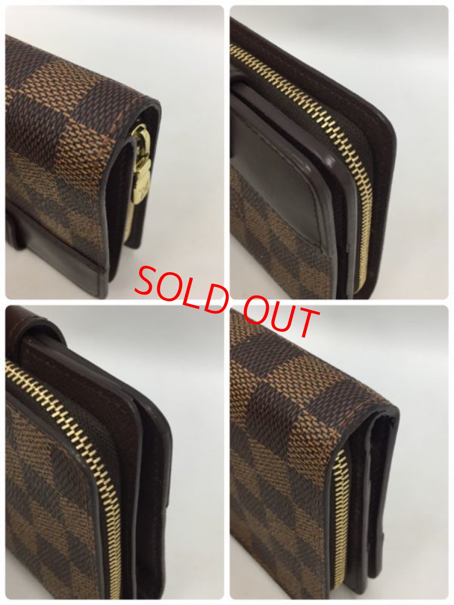 Photo5: Auth Louis Vuitton Damier Ebene compact Zip Bifold Wallet UNUSED 0A280180n (5)